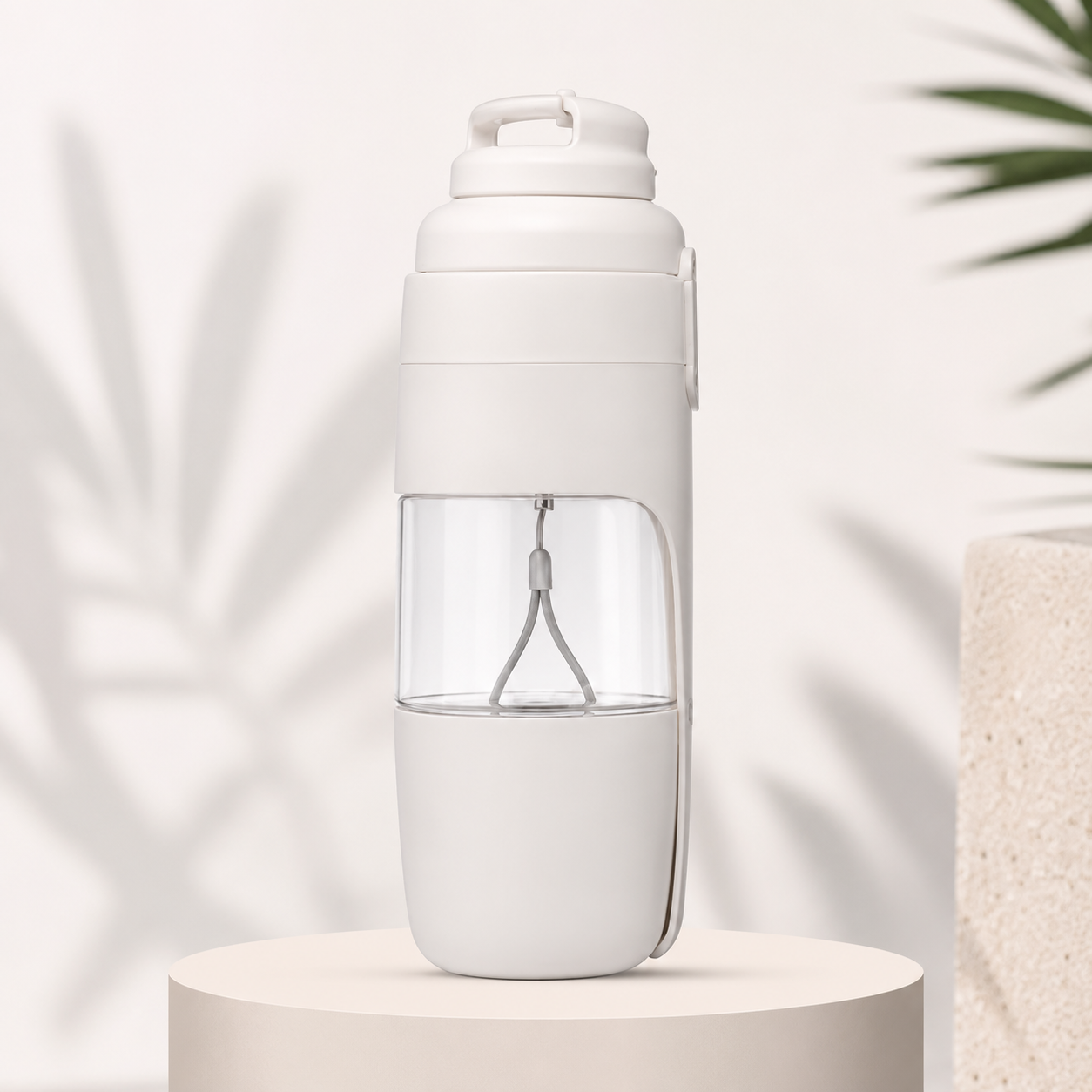 Aqusten 2-in-1 Portable dog feeder Bottle