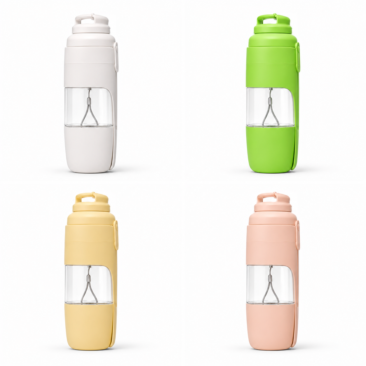 Aqusten 2-in-1 Portable dog feeder water Bottle