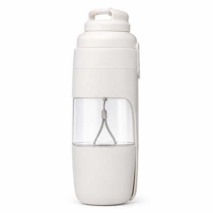portable dog water bottle gray