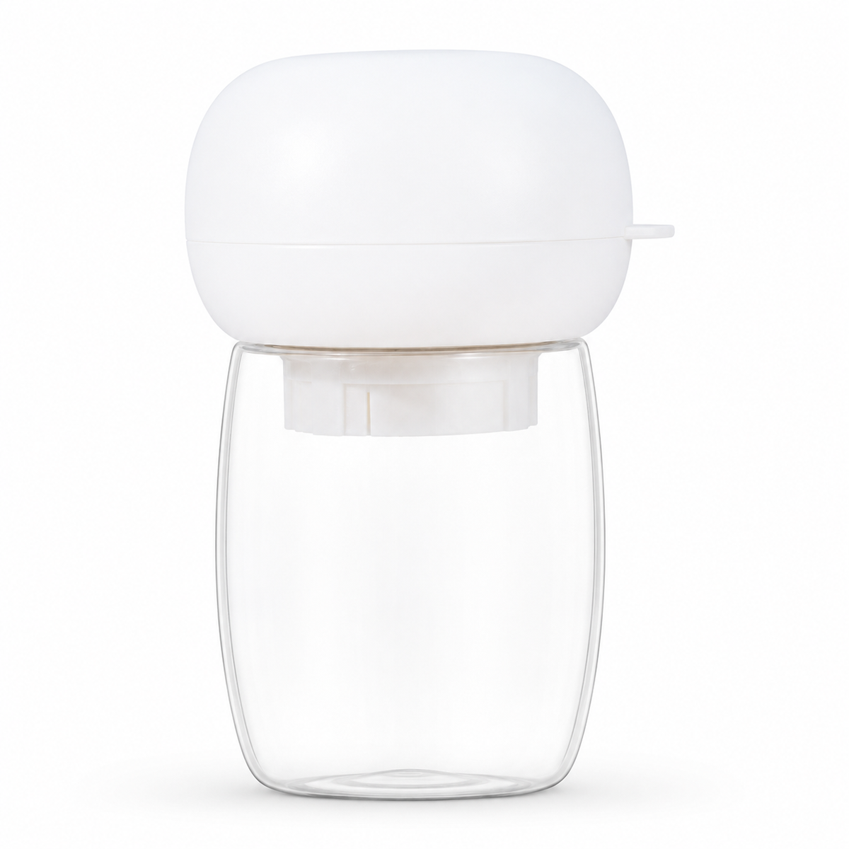 portable dog water bottle white