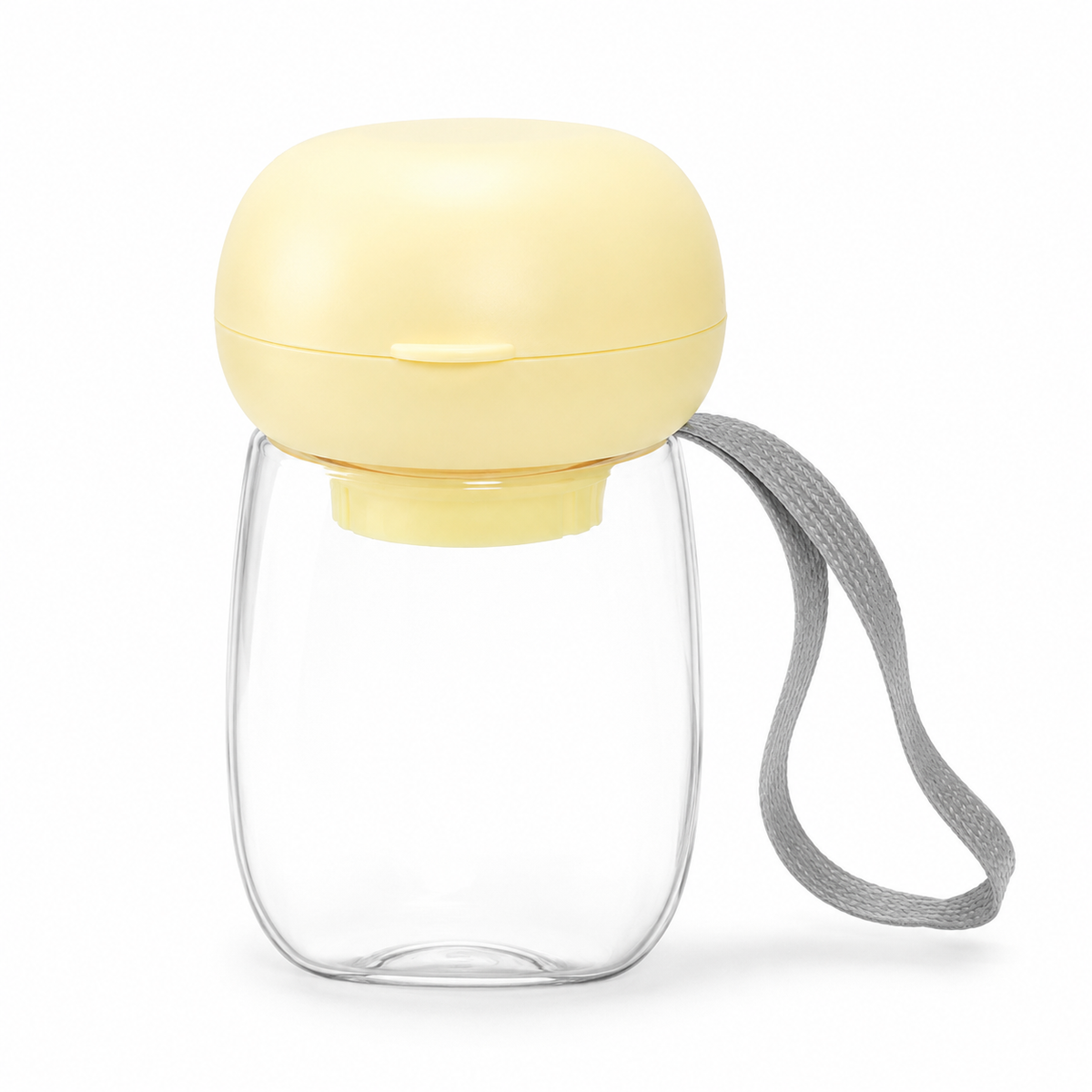 portable dog water bottle yellow